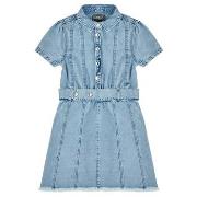 Lyhyt mekko Guess  COTTON LIGHT DENIM  8 ans