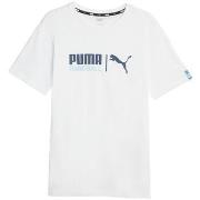 Lyhythihainen t-paita Puma  T-shirt  blanc pour homme  EU S