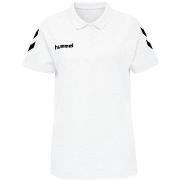 Lyhythihainen poolopaita hummel  Polo  Go Cotton blanc  EU XL