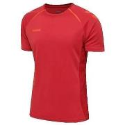 Lyhythihainen t-paita hummel  T-shirt  Authentic Pro Rouge  EU L