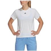 Lyhythihainen t-paita adidas  T-shirt  Femme Multicolore pour Fitness ...