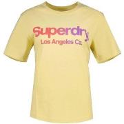 Lyhythihainen t-paita Superdry  T-shirt  Tonal Rainbow Core  EU M
