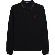 T-paidat & Poolot Fred Perry  Fp Ls Twin Tipped Shirt  EU S