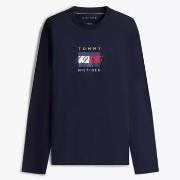Neulepusero Tommy Hilfiger  LINEAR FLAG GRAPHIC LS T  EU L