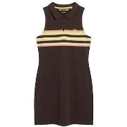 Lyhyt mekko Superdry  Robe  Mini-robe Polo sans manches  EU S