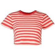 Lyhythihainen t-paita Superdry  T-shirt  Vintage Crop Top  EU S