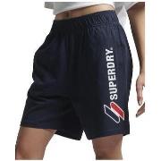 Shortsit & Bermuda-shortsit Superdry  Short  Boy Code bleu marine  EU ...