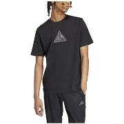 Lyhythihainen t-paita adidas  T-shirt  House Of Tiro Metallic  EU L