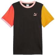 Lyhythihainen t-paita Puma  T-shirt  Classics Block noir  EU M