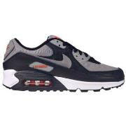 Kengät Nike  Air Max 90 Black flat Pewter-picante Red  42
