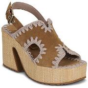 Sandaalit Mou  RAFFIA PLATFORM BACK STRAP  36