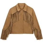 Paksu takki Guess  LS IBBY FRINGE JKT W6GL45 W2466  EU XS / S