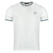 Lyhythihainen poolopaita Fred Perry  TWIN TIPPED T-SHIRT  EU XXL