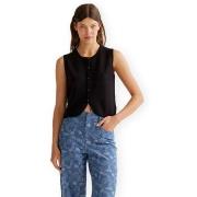 Paita Compania Fantastica  COMPAÑIA FANTÁSTICA Top 10237 - Black  EU S