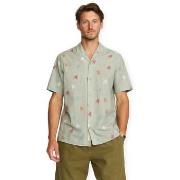 Lyhythihainen paitapusero Revolution  Cuban Shirt 3251 - Light Green  ...