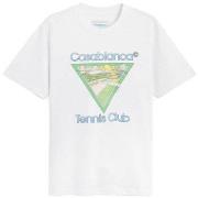 Lyhythihainen t-paita Casablanca  T-SHIRT TENNIS CLUB ICON WHITE  EU X...