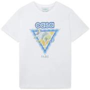 Lyhythihainen t-paita Casablanca  T-SHIRT ARMADILLO WHITE  EU XXL