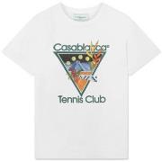 Lyhythihainen t-paita Casablanca  T-SHIRT TENNIS CLUB ICON WHITE  EU X...