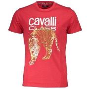 Lyhythihainen t-paita Roberto Cavalli  qxt061ijd0607b7f444rosso02000xl...