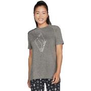 Lyhythihainen t-paita Skechers  Diamond Blissful Tee  EU XS