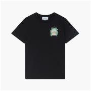 Lyhythihainen t-paita Casablanca  L'ARCHE DE TENNIS TSHIRT BLACK  EU S