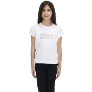 Lyhythihainen t-paita Leone 1947  Girl Round Neck Shiny  EU XXL