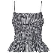 Paita MICHAEL Michael Kors  GINGHAM SMOCK TOP  EU S