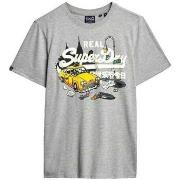 Lyhythihainen t-paita Superdry  T-shirt  New York Vintage Logo  EU S