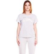 Lyhythihainen t-paita Leone 1947  Woman Short Sleeves Crystal  EU XXL