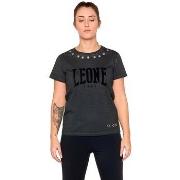 Lyhythihainen t-paita Leone 1947  Woman T-Shirt Short Sleeves Black Ri...