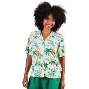 Paitapusero / Kauluspaita Brava Fabrics  Tropical Pixel Aloha Blouse -...