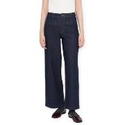 Suorat farkut Vila  Brenda Wide Jeans - Dark Blue Denim  US 34 / 32