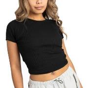 T-paidat & Poolot Converse  Camisetas Mujer Modèle Womens  Ribbed Slim...