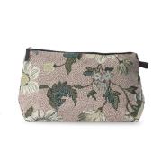 Ceannis Cosmetic Large Flower Linen Dusty Pink 34x20.5x9 cm