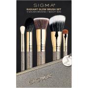 Radiant Glow Brush Set,  Sigma Beauty Siveltimet