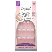 Depend Salon Gel Rosa Square Kort