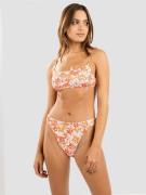 Rhythm Rosa Floral Tie Back Crop Bikiniyläosa kuviotu