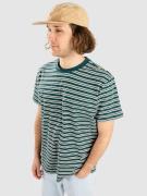 Globe Stray Striped T-paita vihreä