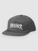 Thrasher X Toy Machine Scatch Snapback Lippis harmaa