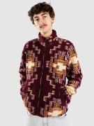 Brixton 25Arctic Mock Neck Fleece Takki kuviotu