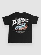 Key Street Racing Team Kids T-Paita musta