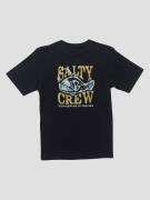 Salty Crew Briny Kids T-Paita musta