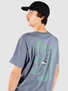 RVCA La Eye Swirl Pocket T-paita sininen