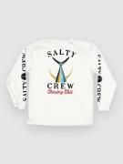 Salty Crew Tailed Rashguard Pitkähihainen T-paita valkoinen