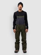 Jones Snowboards Shralpinist Strch Rec Bib Housut vihreä