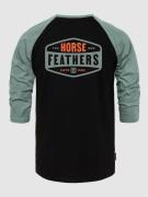 Horsefeathers Hexagon Il Raglan T-paita musta