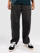 Leopard Print Baggy Denim Farkut