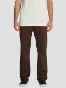 Volcom Frickin Modern Stretch Housut ruskea