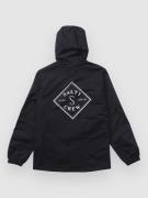 Salty Crew Tippet Snap Windbreaker musta