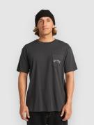 Billabong Stacked Arch Pkt T-paita musta